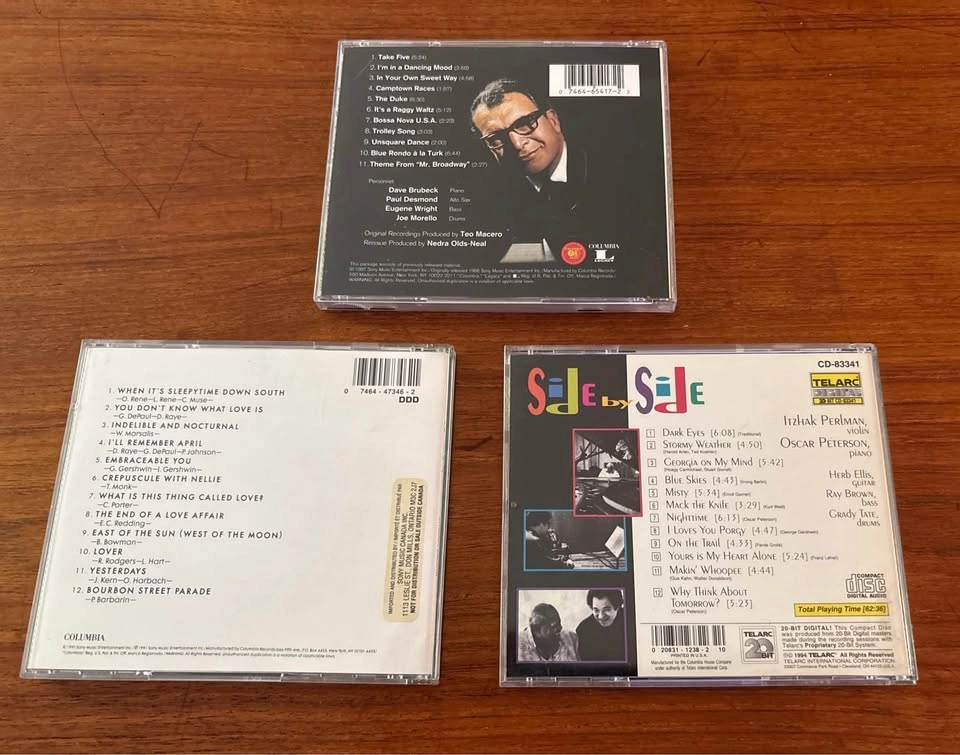 Vintage Jazz CD Lot (3 Albums) – Oscar Peterson, Dave Brubeck, W - photo 2
