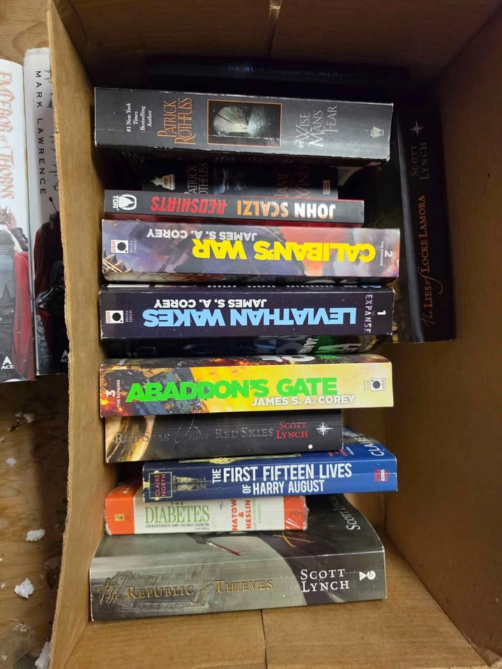 $10 for All! BULK BOOK LOT: Expanse, Rothfuss, Lynch & More - photo 5