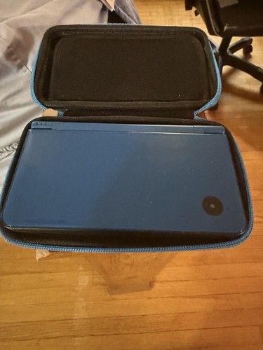 Nintendo DSi XL Blue Handheld Console w/ Hard Carry Case, Wi-Fi,