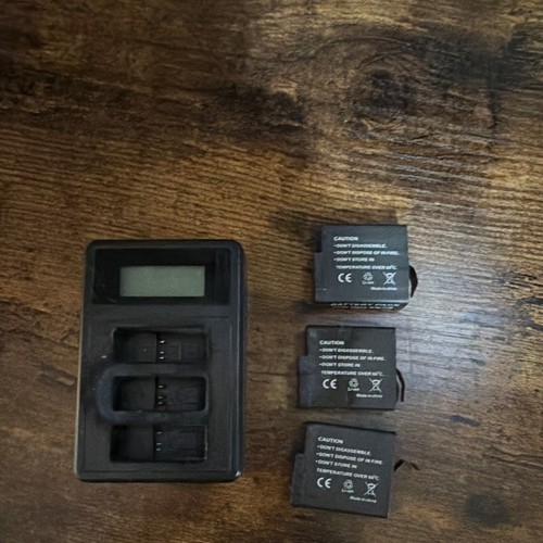 XH-Y3 Triple Battery Charger USB w/ LCD for GoPro HERO5 6 7 8 - photo 2