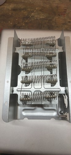 Dryer Heating Element Assembly with Metal Housing, Silver, Elect - photo 3