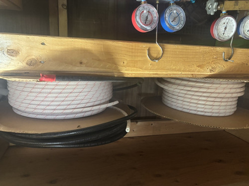 Industrial Braided Hose and Black Hose Coils Large Spools
