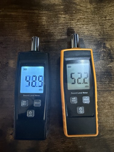Digital Sound Level Meter dBA Tester Handheld Lot of 2 - photo 2