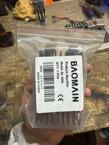 BAOMAIN Bridge Rectifier Black QL100A1200V / QL-100A Model - photo 3