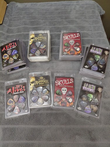 Hot Picks USA Collectible Guitar Picks Lot 48 Packs New Sealed - photo 3