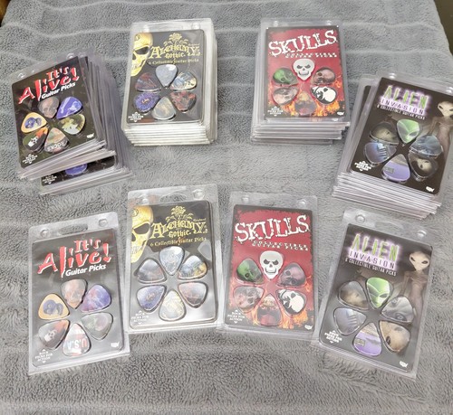 Hot Picks USA Collectible Guitar Picks Lot 48 Packs New Sealed - photo 4