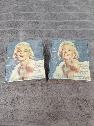 MARILYN MONROE Two Trading Cards Boxes 1993 Sports Time - photo 3