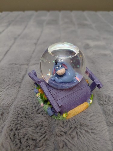 Vintage Disney Store Eeyore Mini Snow Globe Winnie the Pooh