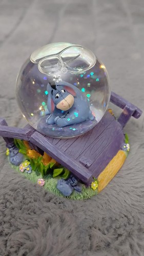 Vintage Disney Store Eeyore Mini Snow Globe Winnie the Pooh - photo 2