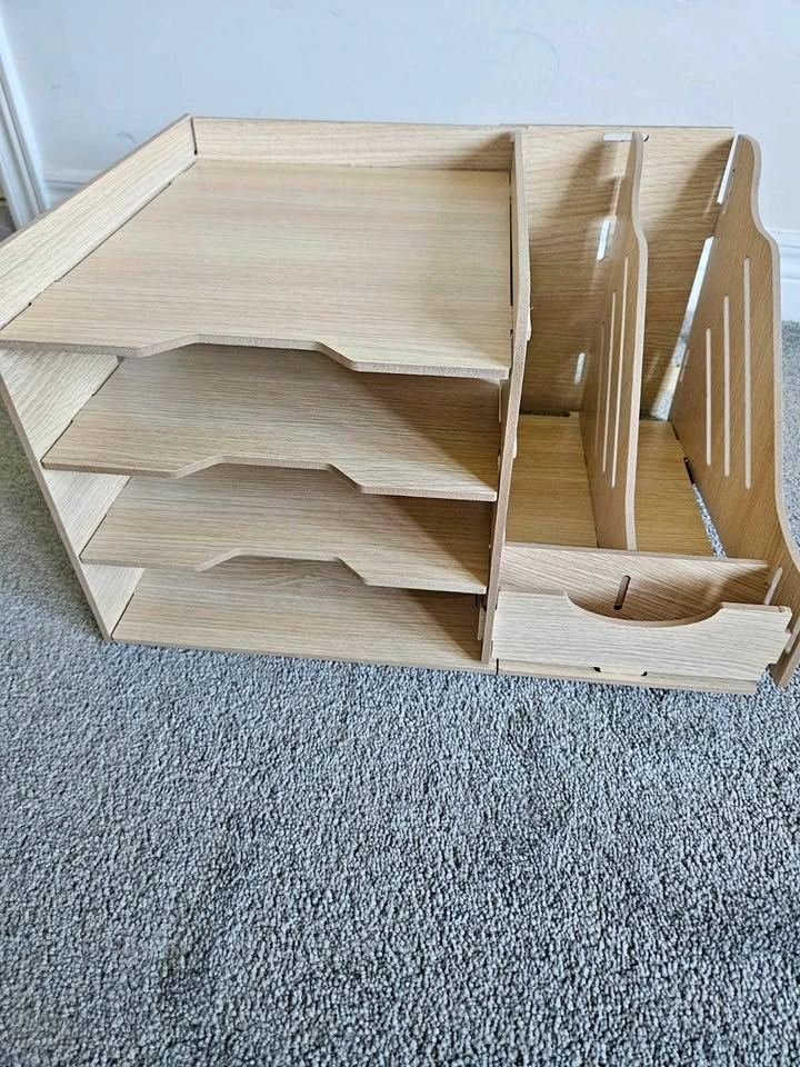 Wooden Desk Organizer
