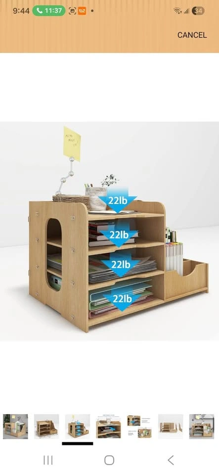 Wooden Desk Organizer - photo 2