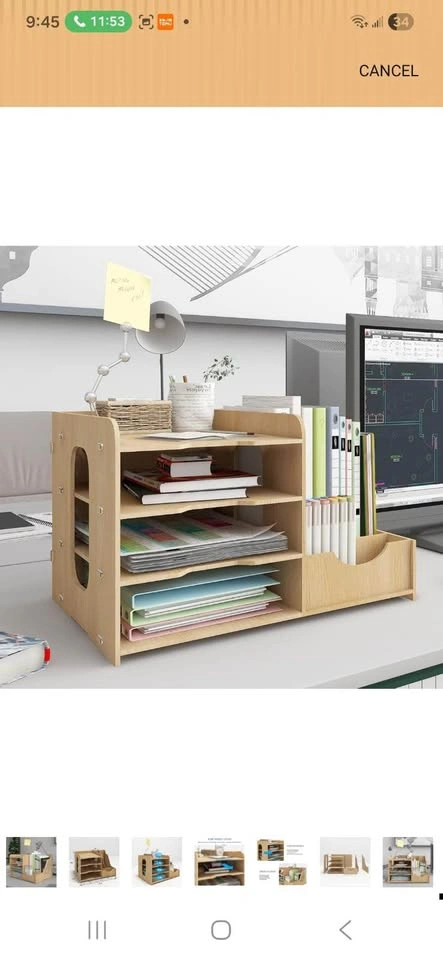 Wooden Desk Organizer - photo 3