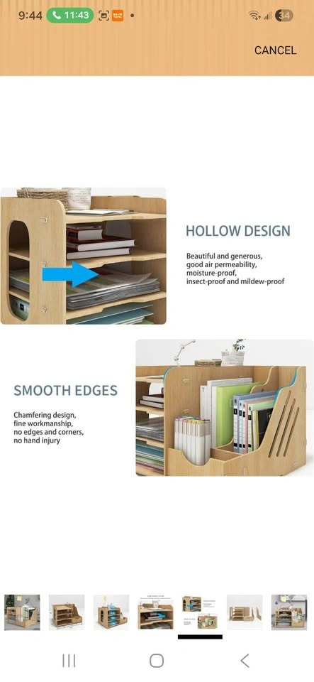 Wooden Desk Organizer - photo 5