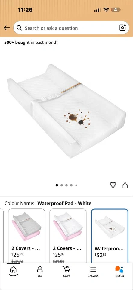 JVEOO Waterproof Changing Pad - photo 2