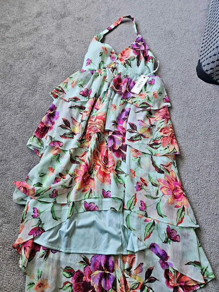 Floral Dress Summer dress Halter Neck