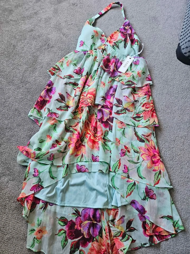 Floral Dress Summer dress Halter Neck - photo 2
