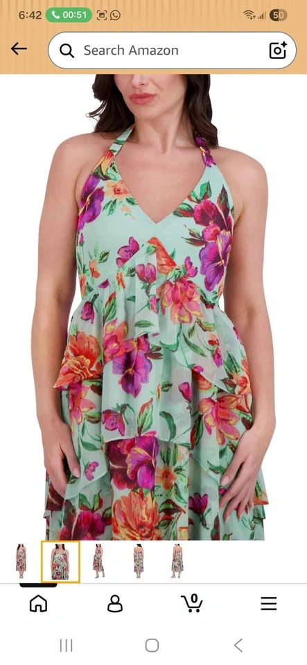 Floral Dress Summer dress Halter Neck - photo 3