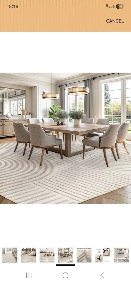 8x10 Boho pattern area rug Sealed package - photo 5