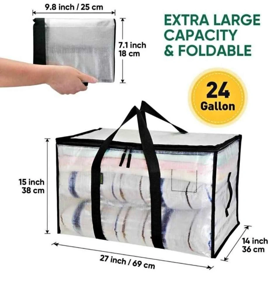 Extra large Reusable Moving Bags with Zipper Brand New