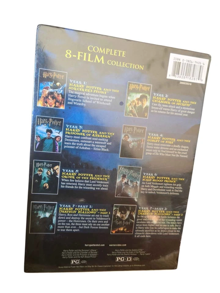 Harry Potter Complete 8-Film Collection DVD Set - photo 4