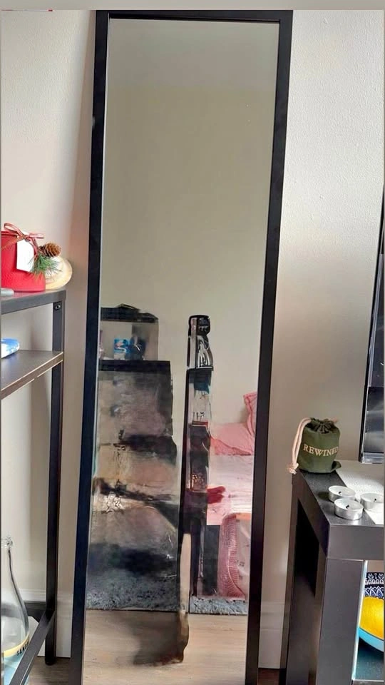 IKEA NISSEDAL Full-Length Mirror - Black