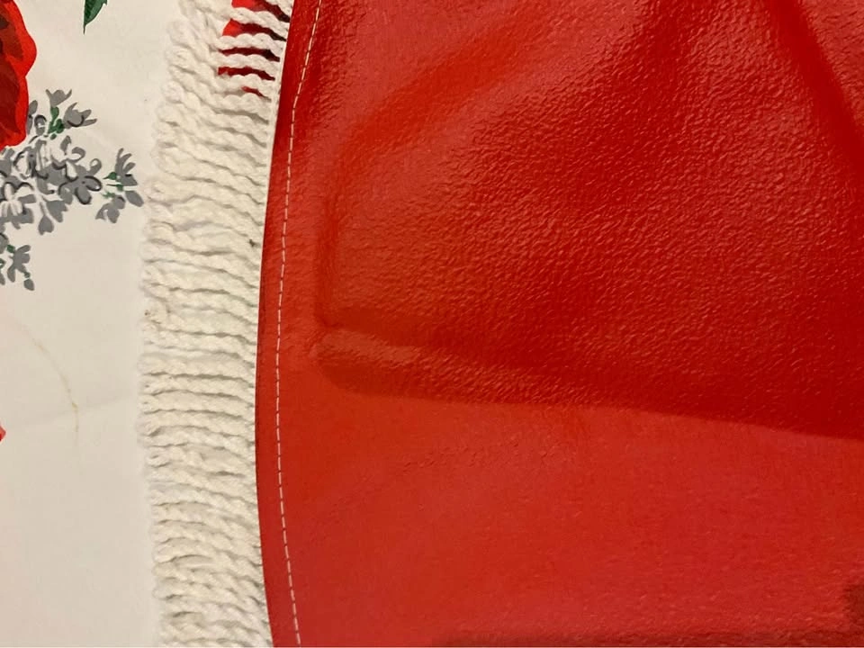 Table Cloth Vintage OUTDOOR With Fringe Round 53” - photo 4