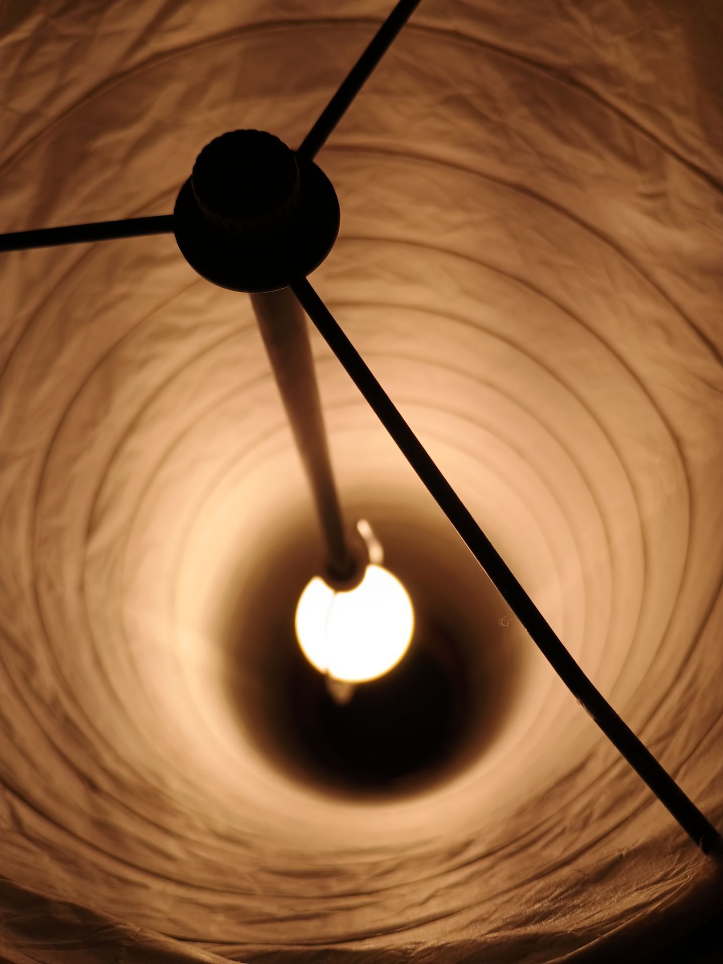 Ikea Floor Lamp Tall White Round Paper Shade - photo 4
