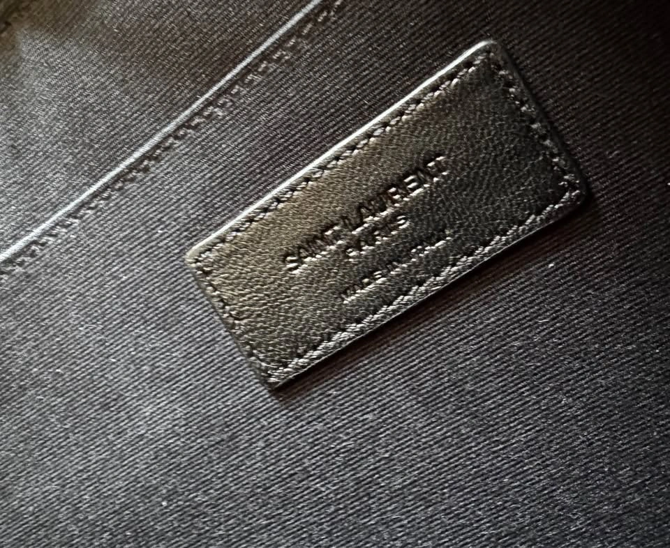 Saint Laurent YSL Leather Clutch/Document Holder - photo 4
