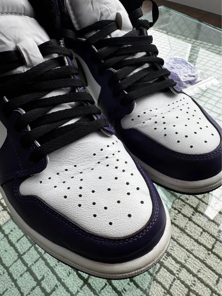 Jordan 1 Court Purple 2.0 - 10US - photo 3