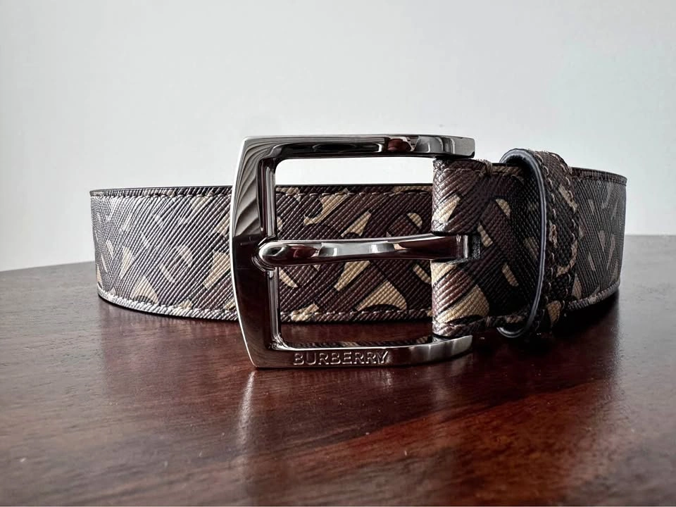Unisex Burberry Monogram Belt - Size 95/38