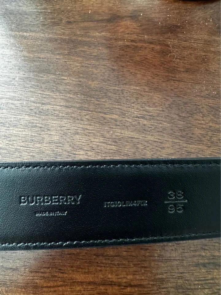 Unisex Burberry Monogram Belt - Size 95/38 - photo 4