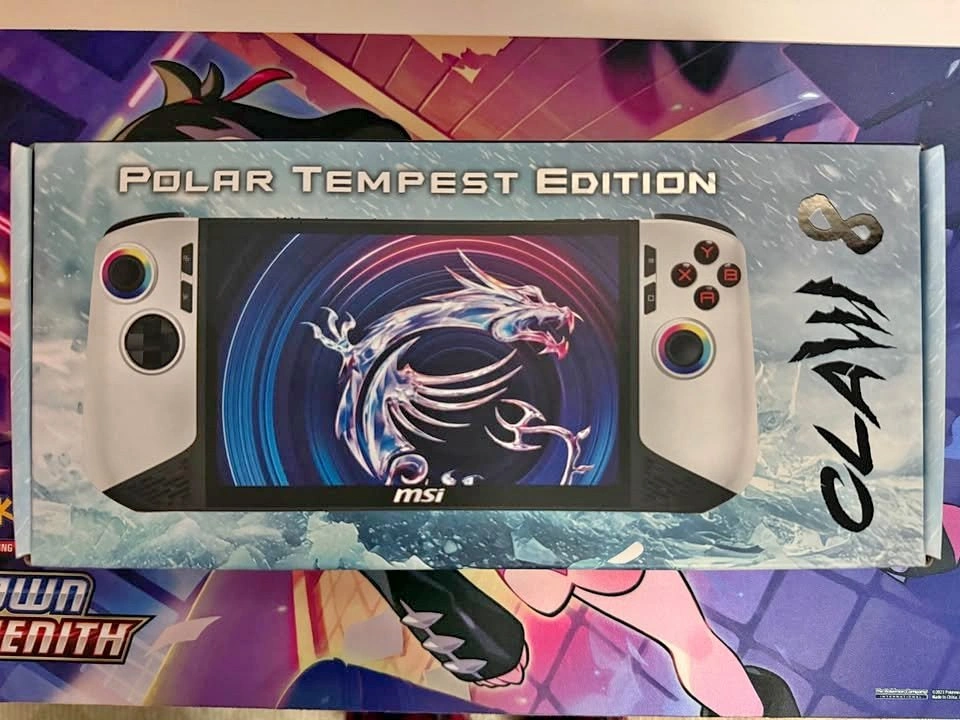 NEW MSI CLAW 8 AI+ Polar Tempest Edition 1TB