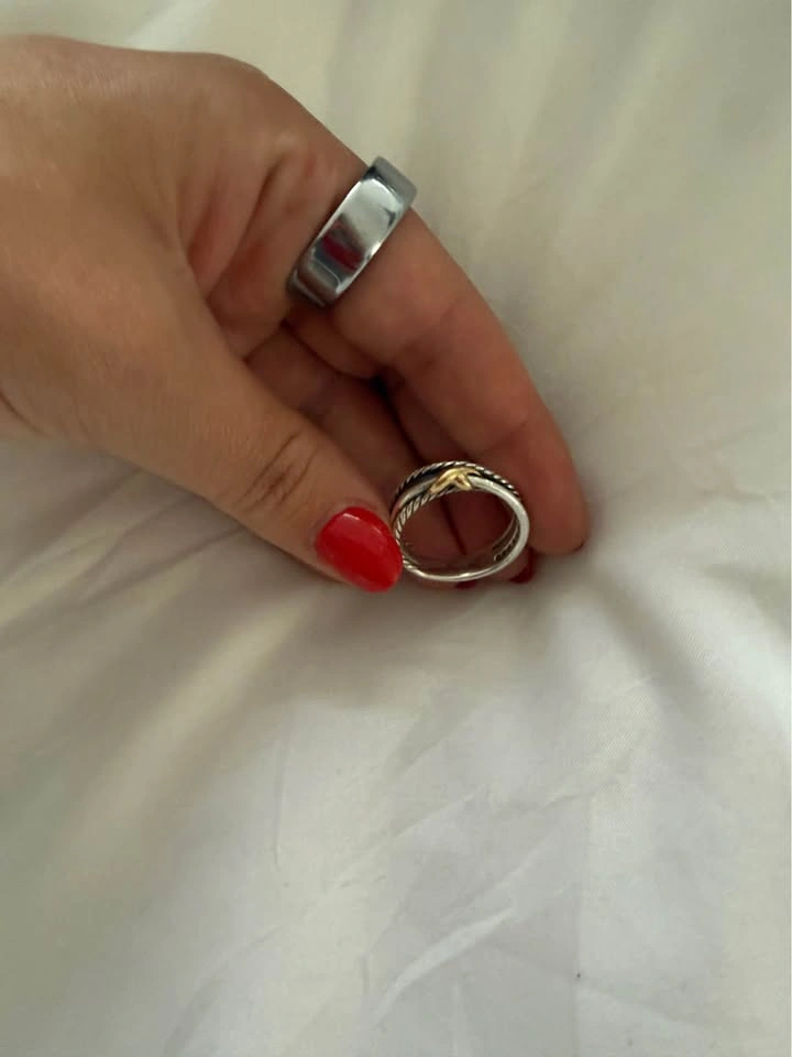 David Yurman X Crossover Ring with 18K Gold - photo 2