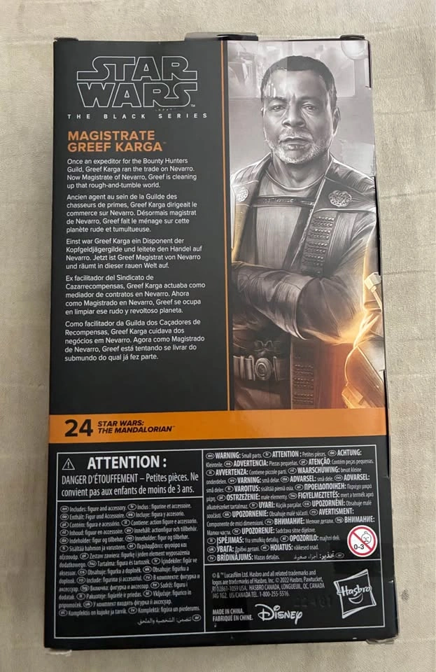 Star Wars The Black Series Magistrate Greef Karga action figure - photo 2