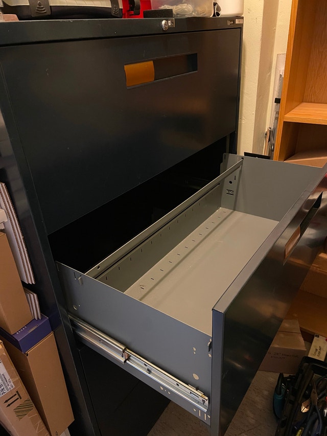 Steel 4-Drawer Lateral Filing Cabinet - photo 2