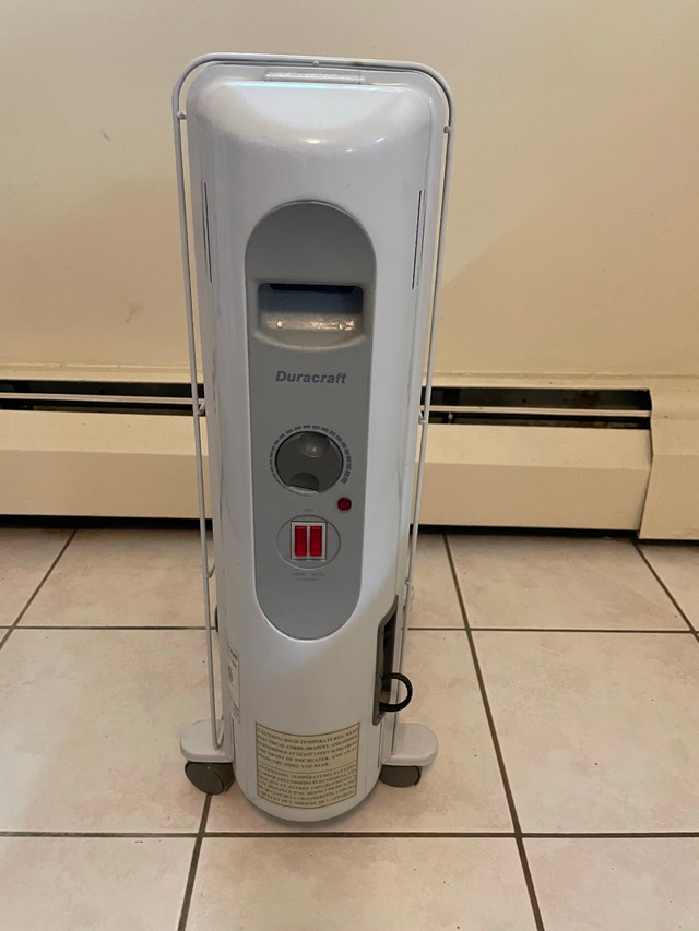 Duracraft Portable Oil-Filled Radiator Heater