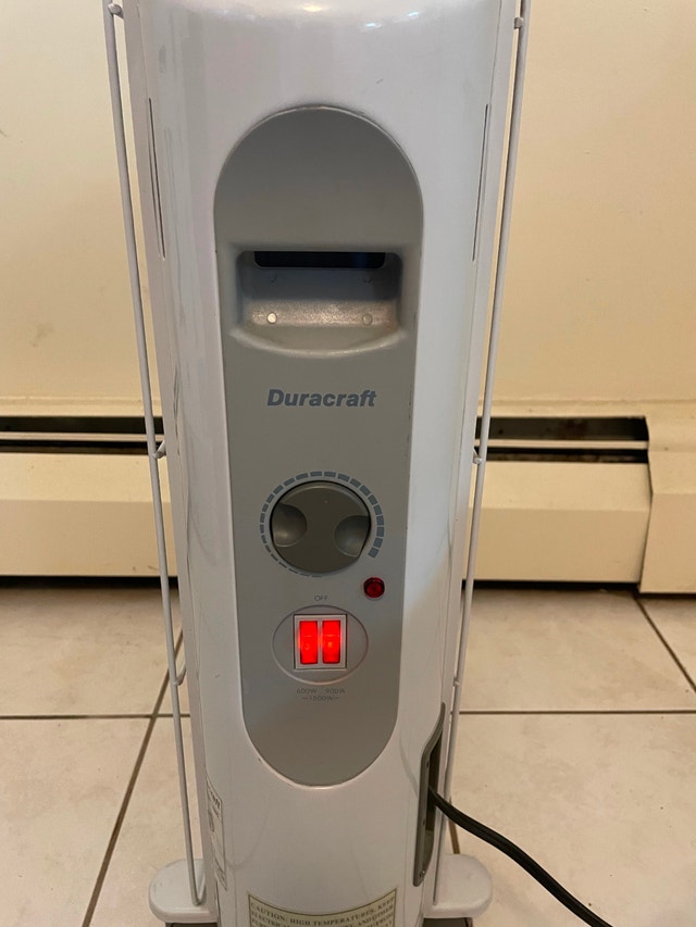 Duracraft Portable Oil-Filled Radiator Heater - photo 5