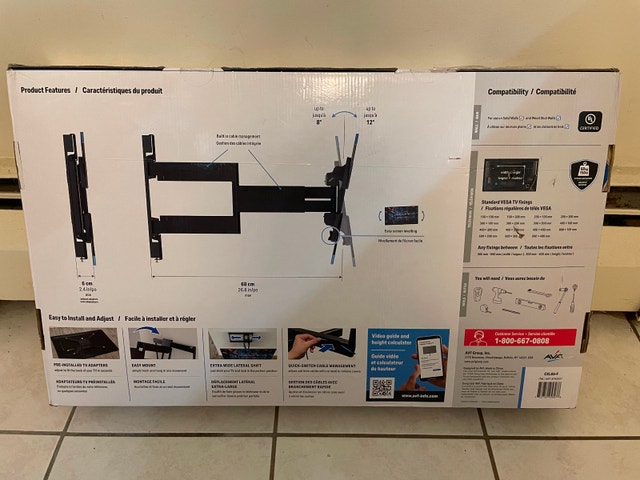FULL MOTION TV WALL MOUNT (32” - 100”) - photo 2