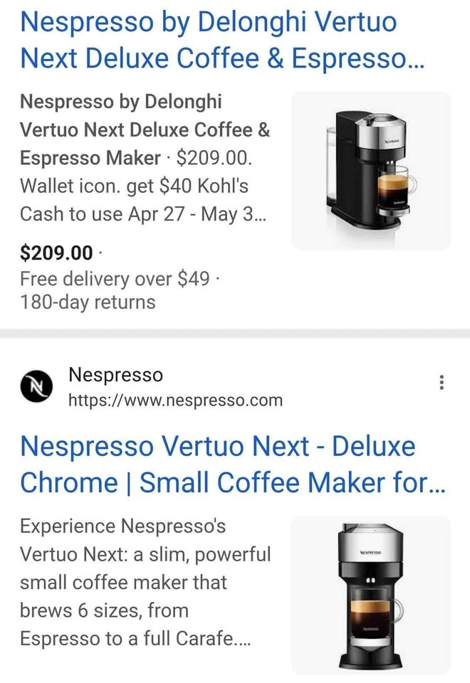 Nespresso by Delonghi Vertuo Next Deluxe Coffee & Espresso Maker - photo 2
