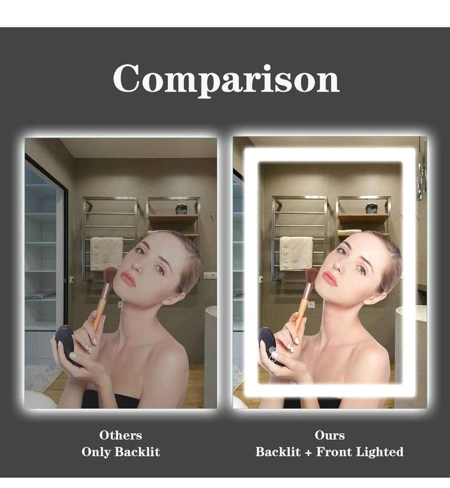 LED Bathroom Mirror 24"x 36" with Front and Backlight - photo 4