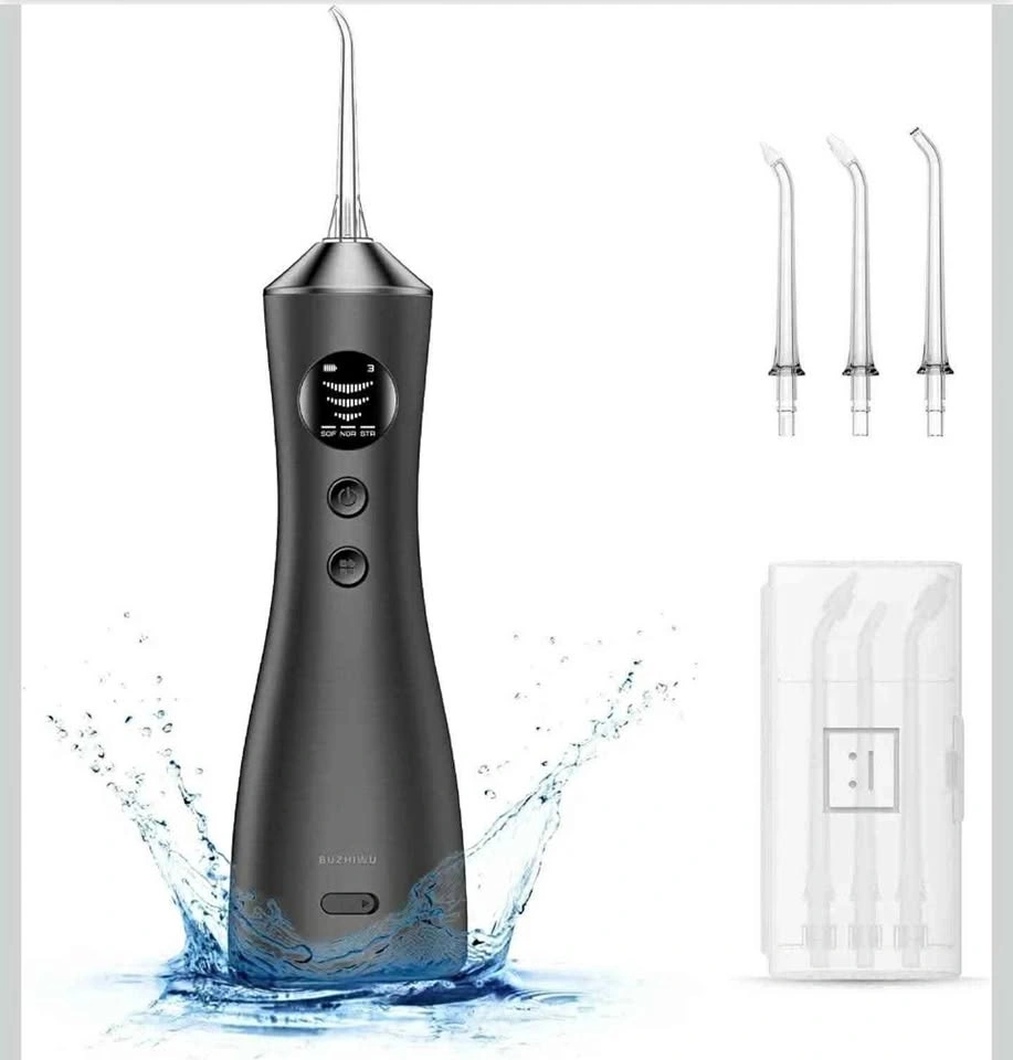 Water Dental Flosser, Portable Cordless, 300ML, Rechargeable