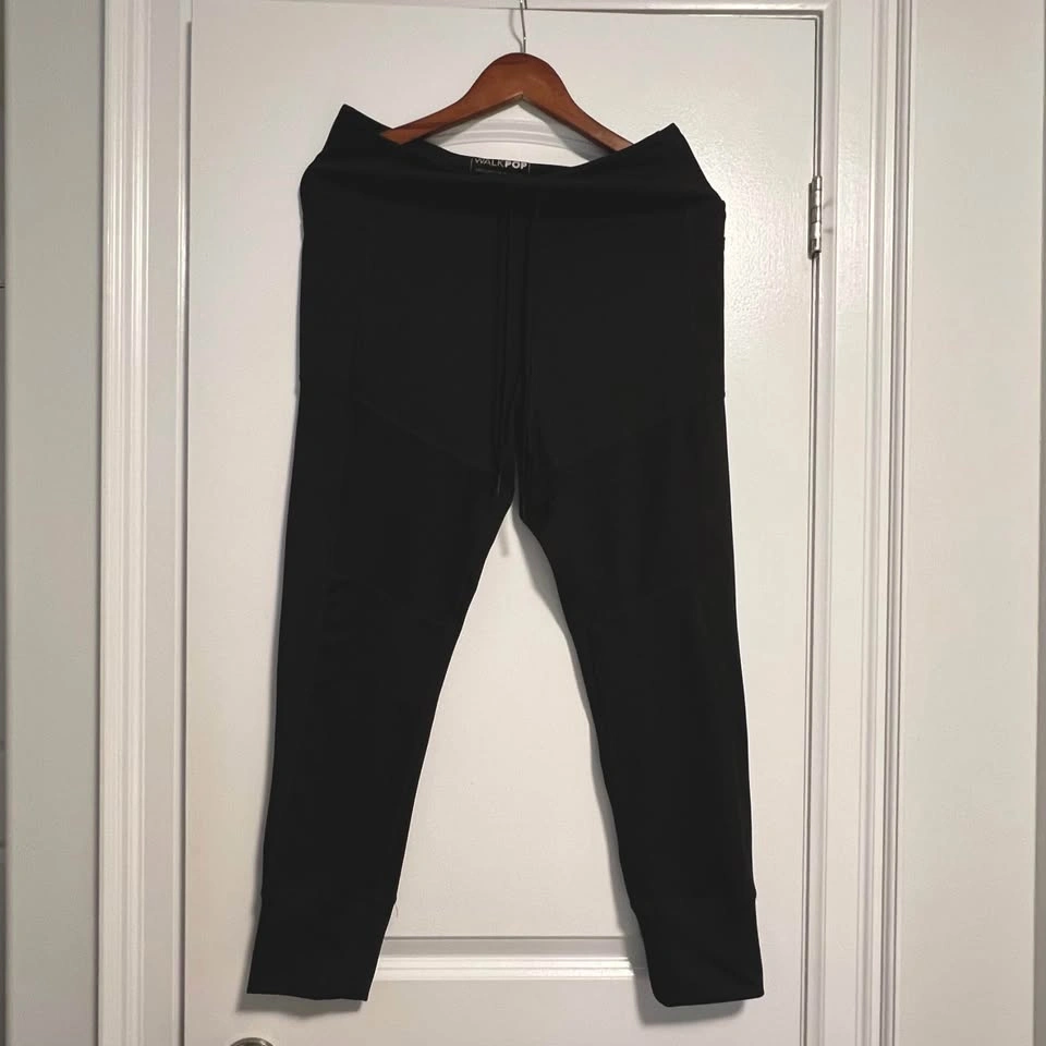 Women Black WALKPOP Jogger, Cuffed Bottoms size M - photo 5