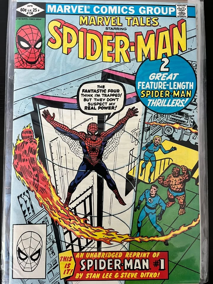 Framed Vintage Spider-Man Comic Display – Marvel Tales (1982) - photo 3