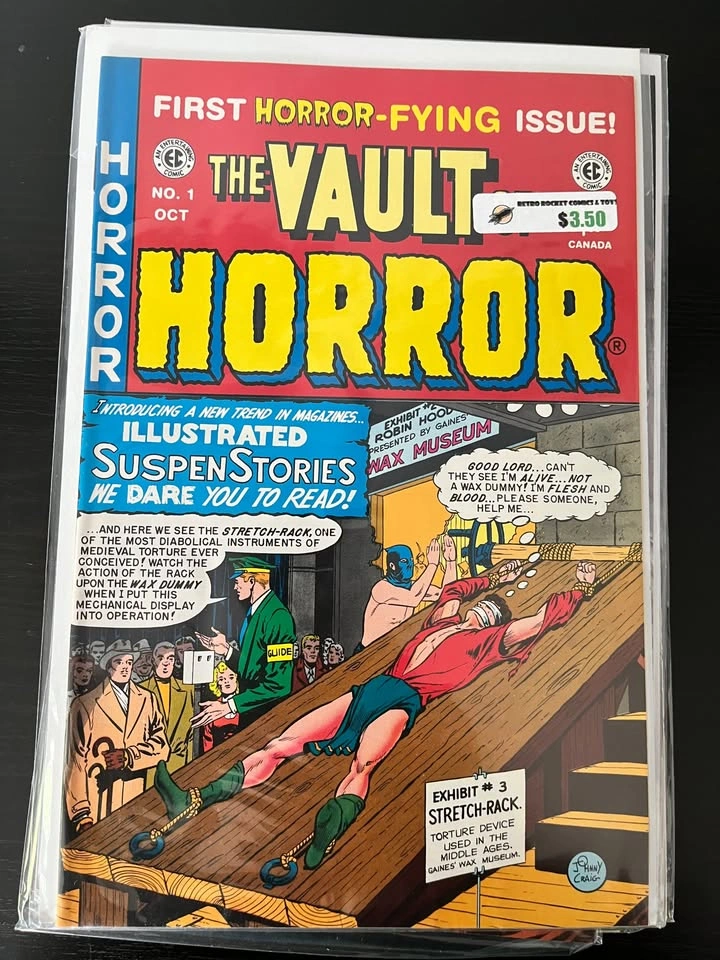 Framed Vault of Horror #1 (1992) Cover Art - photo 3