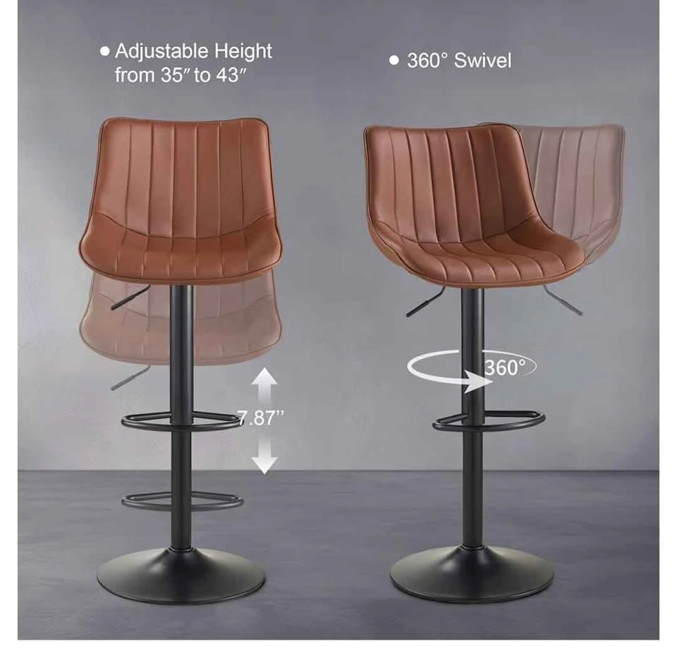 Brand New Set of 2 Swivel Adjustable Counter Bar Stools - photo 3
