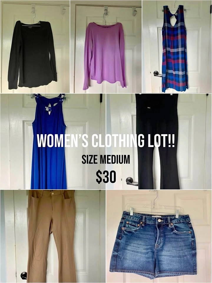 Women’s clothing lot size medium - 7 pieces