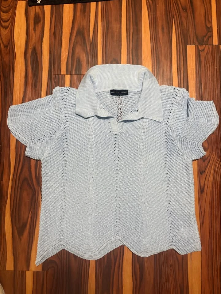 English Factory Chevron Knit Polo - photo 3