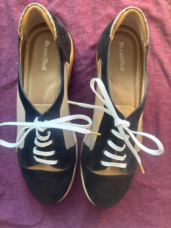 Beautifeel Suede and Tan Casual Shoes Size 39 - photo 2