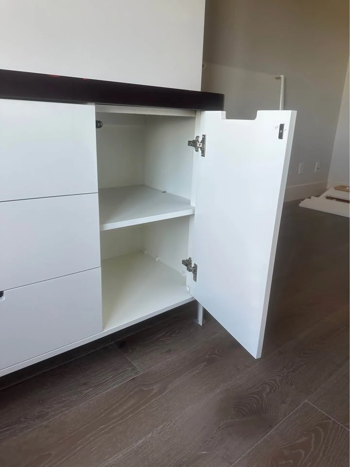 3-Drawer Dresser with Side Cabinet - photo 2