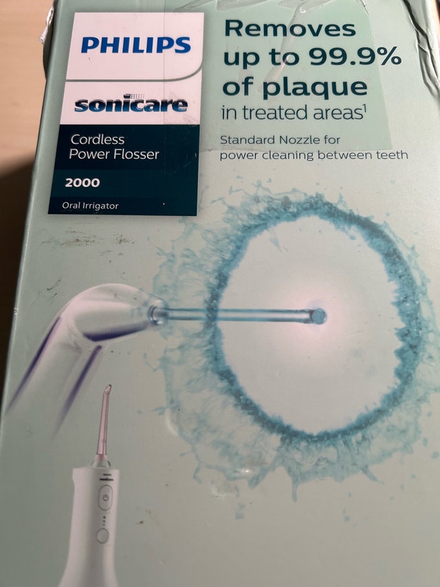 Philips Sonicare Cordless Power Flosser 2000 – Brand New / Open